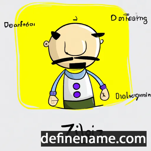 cartoon of the name Dilqiz