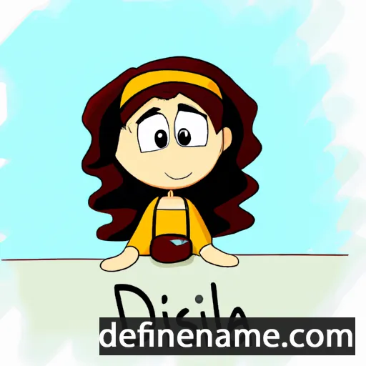 cartoon of the name Dilşa