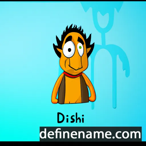 cartoon of the name Dilshat