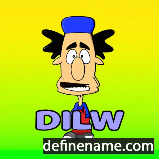 cartoon of the name Dilxwaz