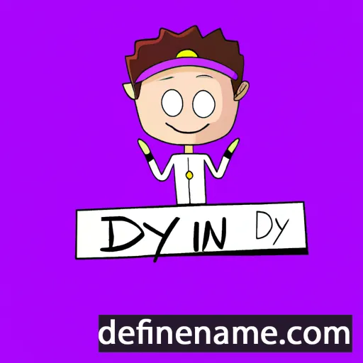 cartoon of the name Dilyn