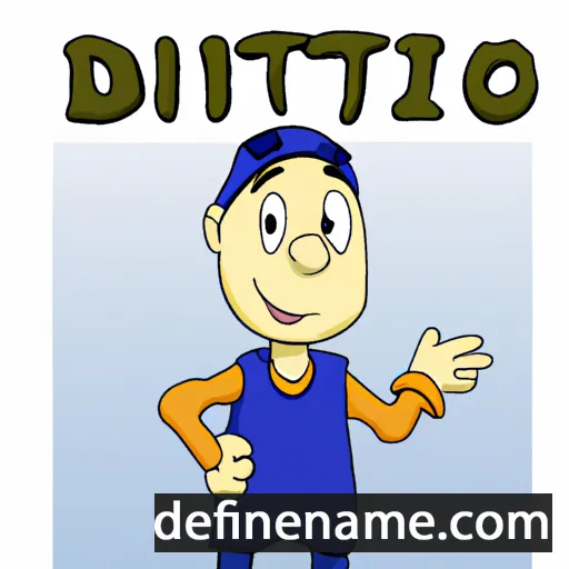 cartoon of the name Dimetrio