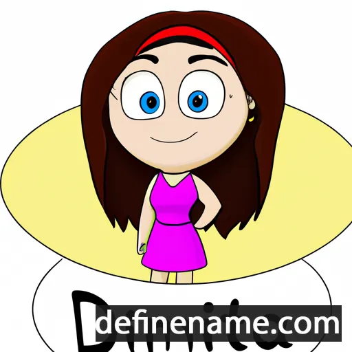 cartoon of the name Dimitria