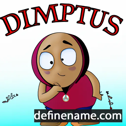 cartoon of the name Dimitrijus