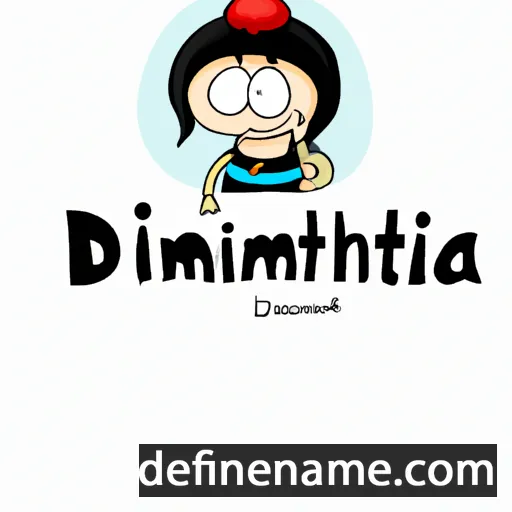 cartoon of the name Dimitroula