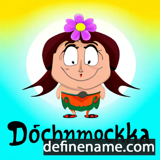 cartoon of the name Dimochka