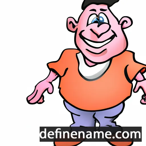 cartoon of the name Dimples