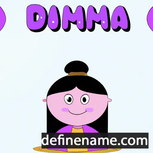 cartoon of the name Dimpna