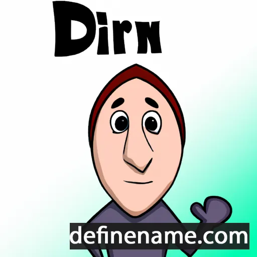 cartoon of the name Dinair