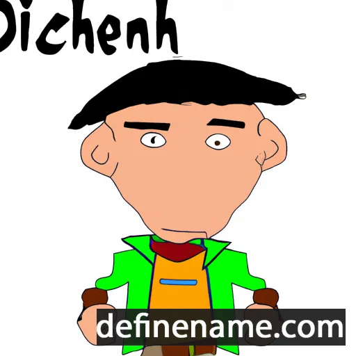 cartoon of the name Dinchen