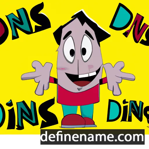 cartoon of the name Dinís