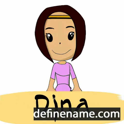 Dinia cartoon