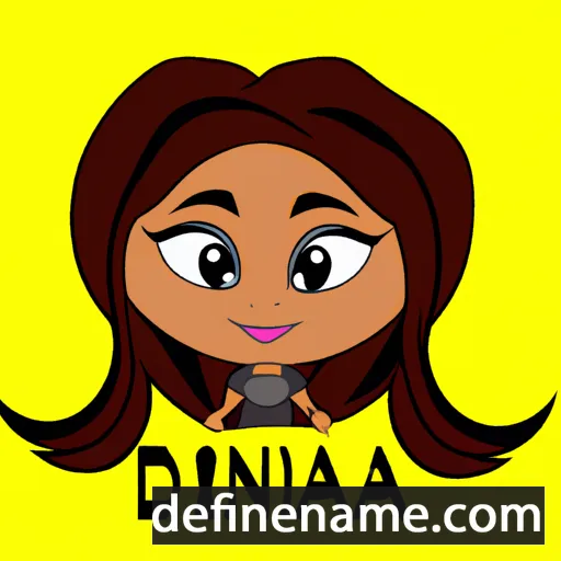 Diniah cartoon