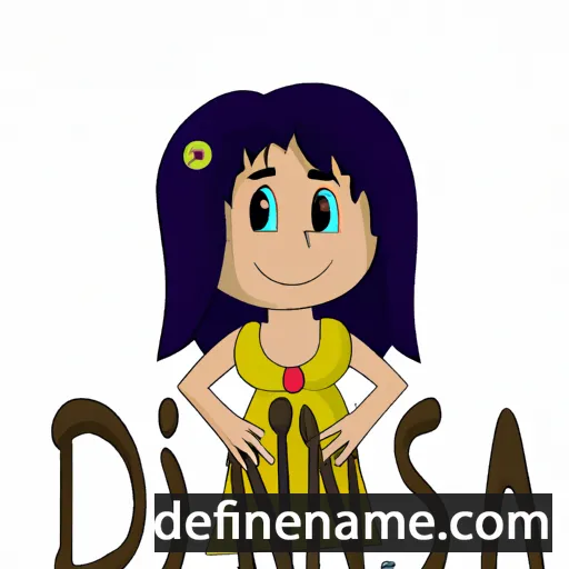 Dinisa cartoon