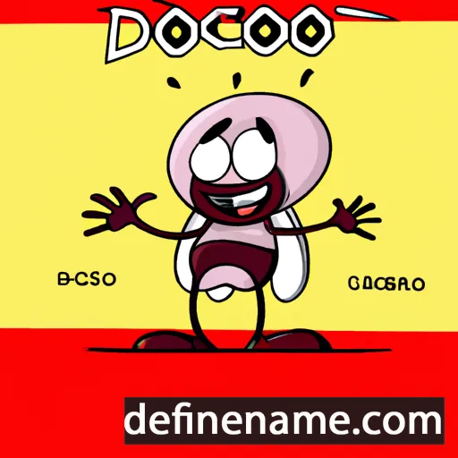 cartoon of the name Dióscoro