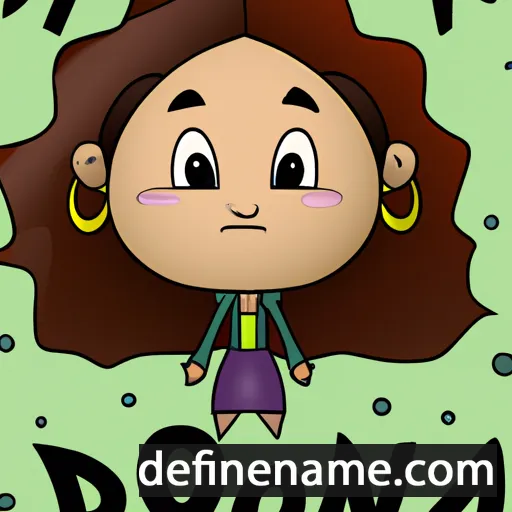 cartoon of the name Diona