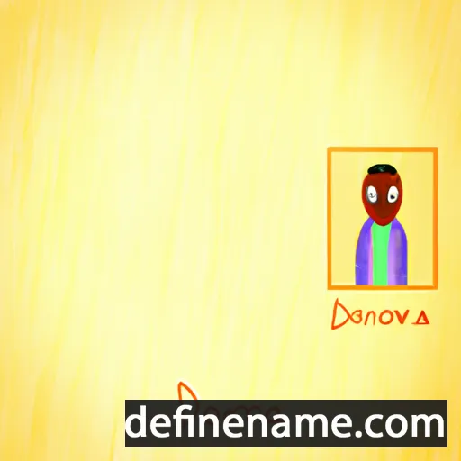 cartoon of the name Diondra