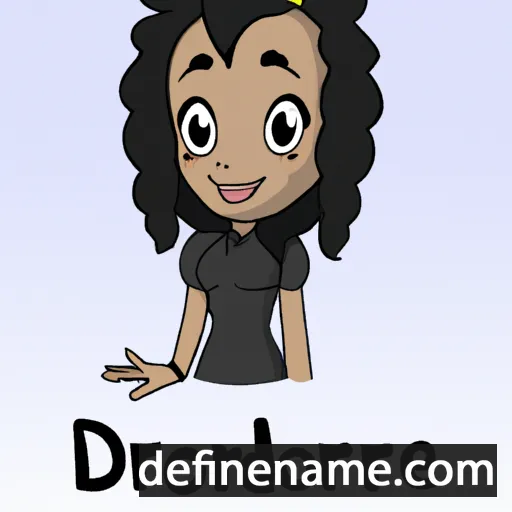 cartoon of the name Diondrae