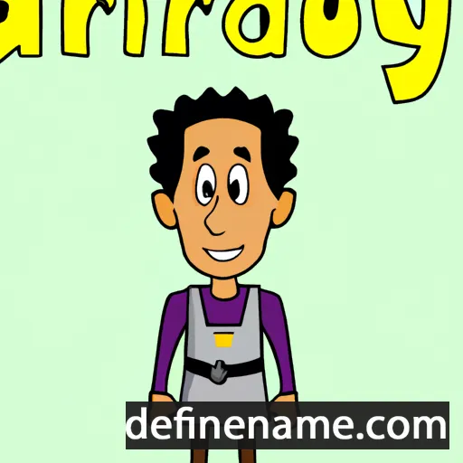 cartoon of the name Diondray