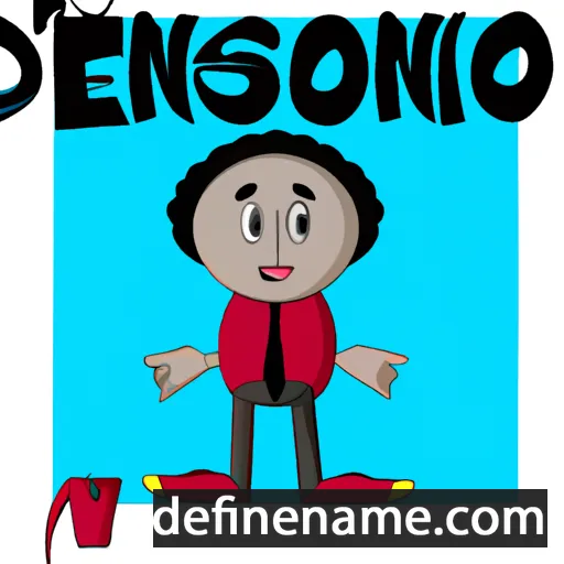 cartoon of the name Dionésio