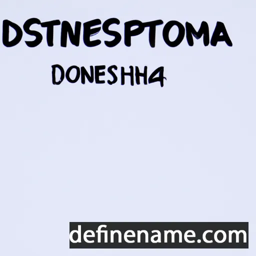 cartoon of the name Dionesia