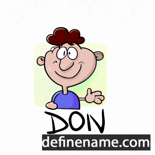 cartoon of the name Dioni