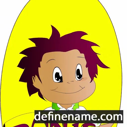 cartoon of the name Dionie