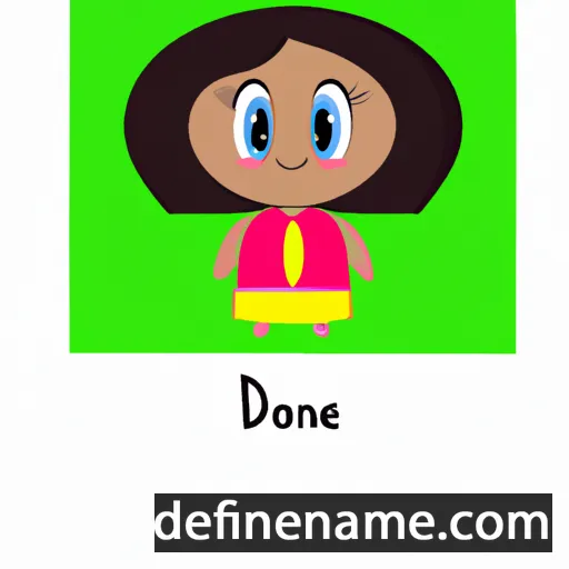 cartoon of the name Dionise