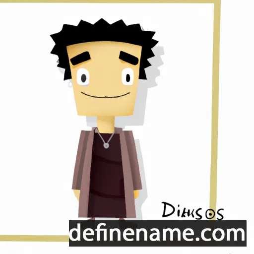 cartoon of the name Dioniso