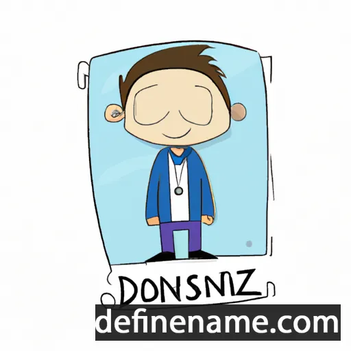 cartoon of the name Dioniziusz