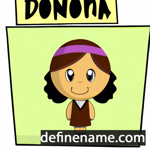 cartoon of the name Dionora