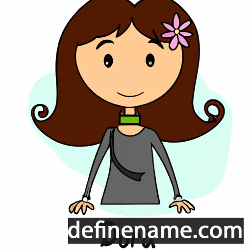 cartoon of the name Diora