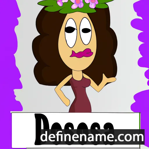 cartoon of the name Diosa