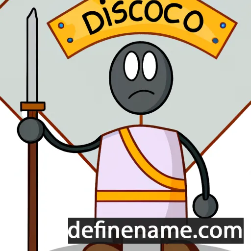 cartoon of the name Dioscore