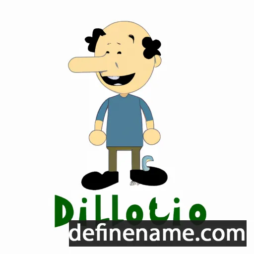 cartoon of the name Diotallevio