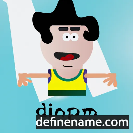 cartoon of the name Dipam