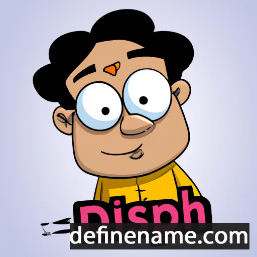 cartoon of the name Dipesh