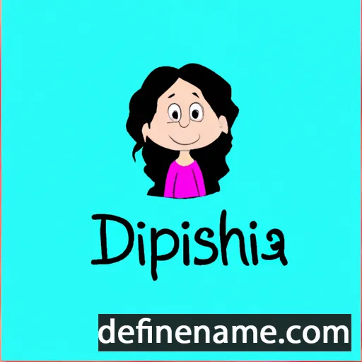 cartoon of the name Dipshikha