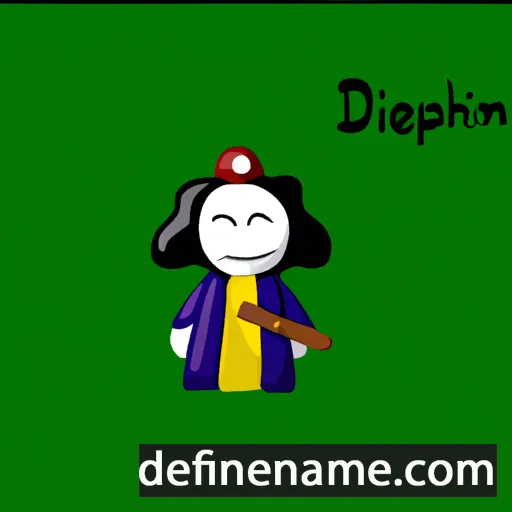 cartoon of the name Diptiman