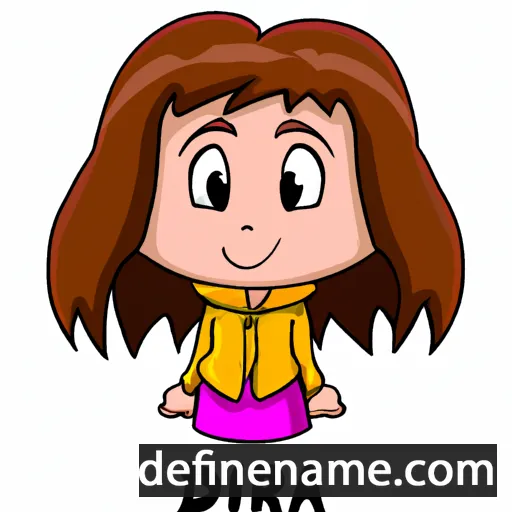 cartoon of the name Dira