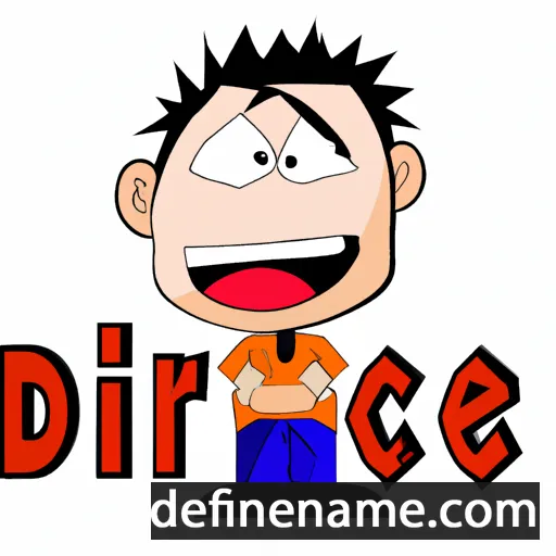 cartoon of the name Diric