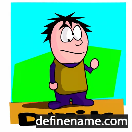 cartoon of the name Dirik