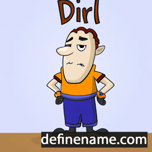 cartoon of the name Dirli