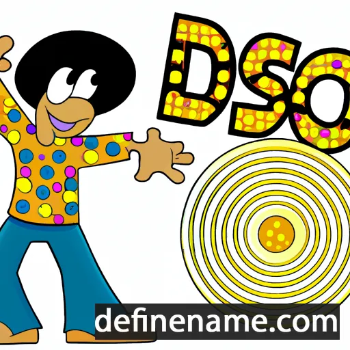 cartoon of the name Disco