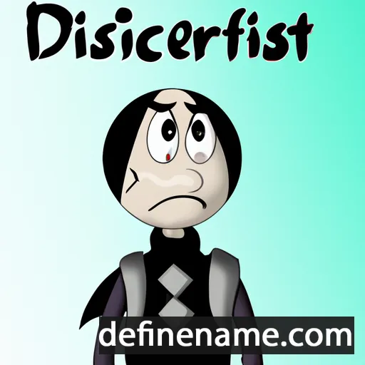 cartoon of the name Disidderiu