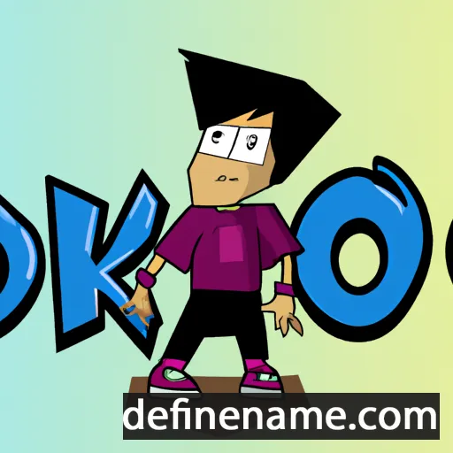 cartoon of the name Disko