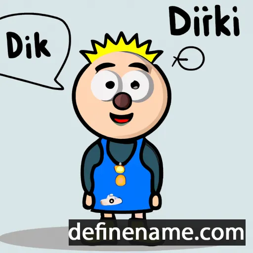 cartoon of the name Diðrik