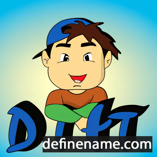 cartoon of the name Dith