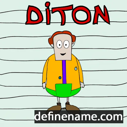 Ditjon cartoon