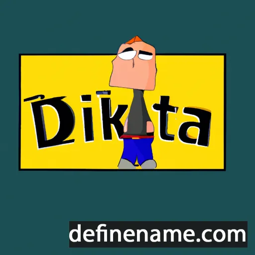 cartoon of the name Ditka